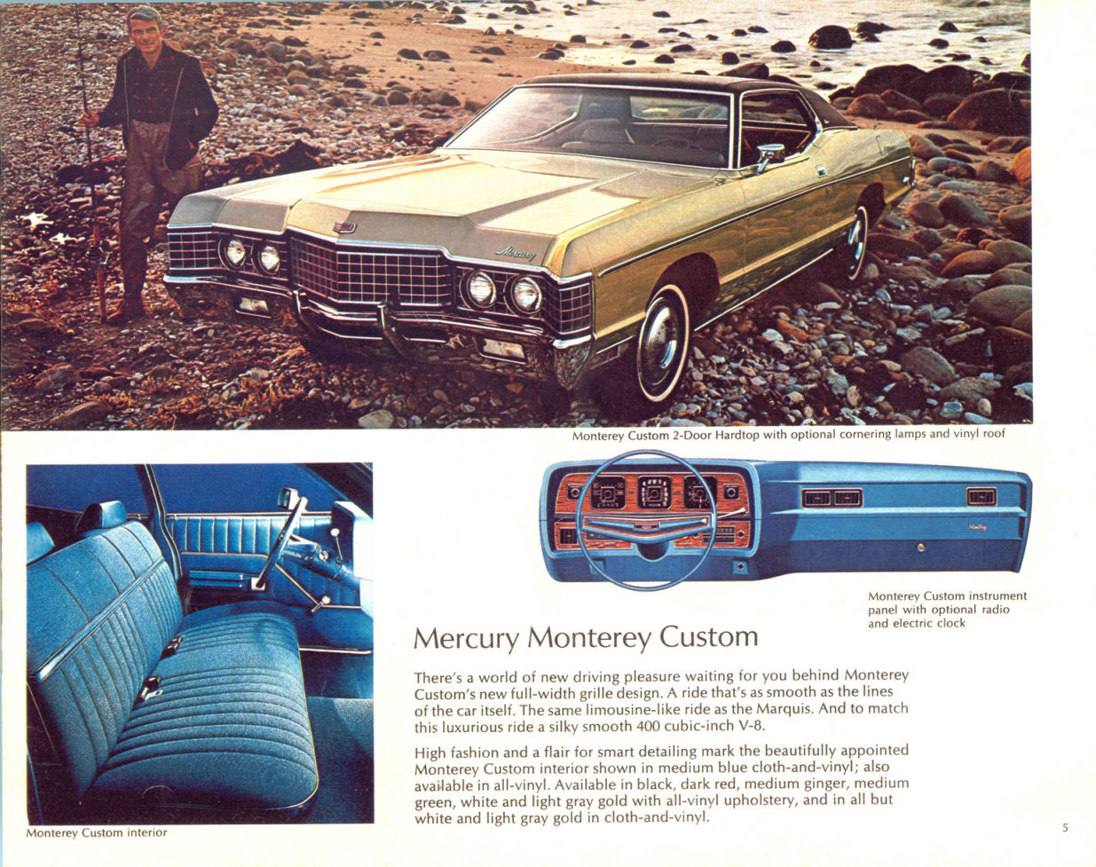 1972 Mercury Brochure Page 1